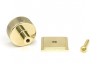 Polished Brass Brompton Cabinet Knob - 32mm (Square)