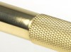 Polished Brass Half Brompton Pull Handle - Small