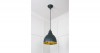 Smooth Brass Brindley Pendant in Dingle