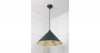 Smooth Brass Hockley Pendant in Dingle