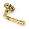 Aged Brass Newbury Lever on Rose Set - U