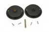 Aged Bronze 75mm Plain Round Pull - Privacy Set