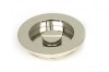 Polished Nickel 75mm Plain Round Pull - Privacy Set