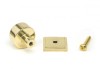 Polished Brass Kelso Cabinet Knob - 25mm (Square)