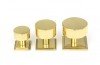 Polished Brass Kelso Cabinet Knob - 32mm (Square)