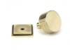 Aged Brass Kelso Cabinet Knob - 32mm (Square)