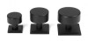 Matt Black Kelso Cabinet Knob - 25mm (Square)