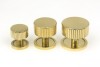 Polished Brass Judd Cabinet Knob - 25mm (Plain)