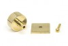 Polished Brass Judd Cabinet Knob - 32mm (Square)