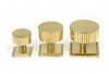 Polished Brass Judd Cabinet Knob - 32mm (Square)