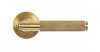 Polished Brass Brompton Lever on Rose Set (Beehive) - Unsprung
