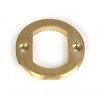 Polished Brass Round Escutcheon (Plain)