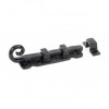 Black 4'' Straight Monkeytail Bolt