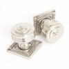 Polished Nickel Tewkesbury Square Mortice Knob Set