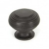 Aged Bronze Beehive Cabinet Knob - Large
