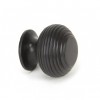 Aged Bronze Beehive Cabinet Knob - Small
