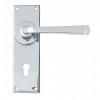 Polished Chrome Avon Lever Lock Set