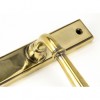 Aged Brass Newbury Slimline Lever Espag. Lock Set