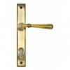 Aged Brass Newbury Slimline Lever Espag. Lock Set