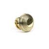 Aged Brass Beehive Cabinet Knob - Large