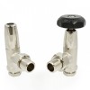 Bradley Nickel Radiator Valves (Pair)