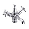 Claremont Basin Mixer with Click-Clack Waste