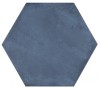 Ca Pietra Medina Hexagon Porcelain Navy Blue