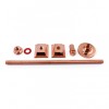 Cast Iron Radiator Luxury Wall Stay Bracket - Polished Copper