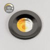 Black Nickel CCT Dim To Warm LED Downlight Fire Rated IP65