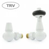 Windsor Traditional Thermostatic Radiator Valve - White (Corner TRV)