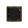Aged Brass 32A Key Card Switch With Black Insert