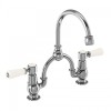 Kensington 2 Tap Hole Arch Mixer with Curved Spout (230mm centres)