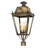 Balmoral with 3″ Post Mount Large With Three Light Cluster