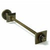 Cast Iron Radiator Wall Stay Bracket - Burnished Brass