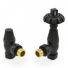 Buckingham Thermostatic Radiator Valve - Textured Black (TRV)