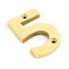 Polished Brass Number 5