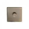 Aged Brass 1 Gang 2 Way Trailing Edge Dimmer