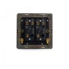 Aged Brass 2 Gang 2 Way Dolly Switch