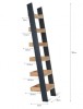 Beech Clockhouse Shelf Ladder