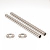 Satin Nickel Sleeving Kit 300mm (pair)