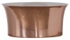 Copper Freestanding Tub Basin - Nickel Interior