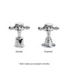 BC Designs Victrion Crosshead Deck Mounted Bath Shower Mixer
