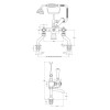 BC Designs Victrion Crosshead Deck Mounted Bath Shower Mixer