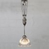 D'Arblay Nickel Rise and Fall - Large Scalloped Dome Pendant Light
