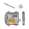 Finish (Select from Range Below): Polished Nickel,  Door Size: Knob 51mm,  Door Knob Finish: Knob Polished Brass Unlacquered