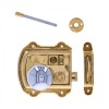 Finish (Select from Range Below): Unlacquered Brass,  Door Size: Knob 51mm,  Door Knob Finish: Knob Polished Chrome