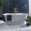 BC Designs Bampton Bath Marble Finish Cian Freestanding Bath