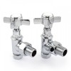 Belgravia Manual Cast Iron Radiator Valves Chrome