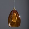 Bertie Mid Amber Glass Pendant Light