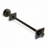 Cast Iron Radiator Luxury Wall Stay Bracket - Black Nickel